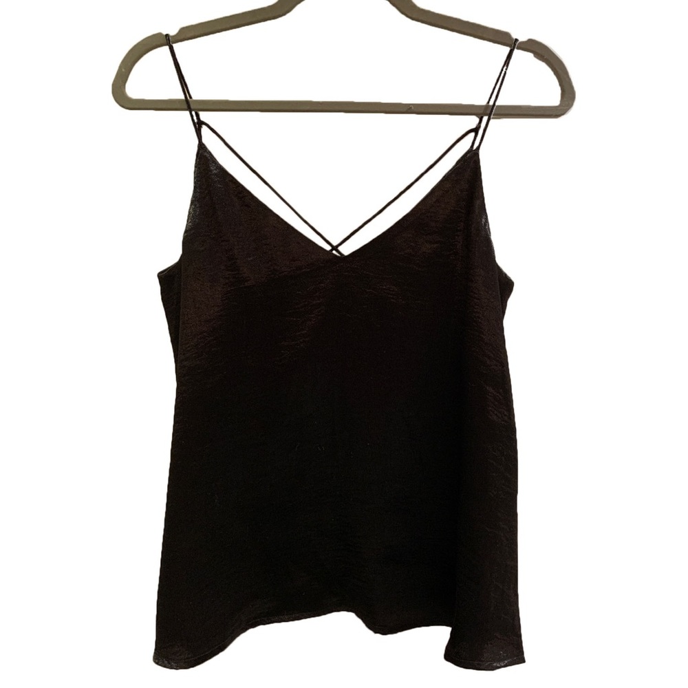 Satin Black Cami